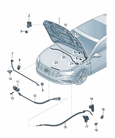Podgląd obrazka: zawias klapy (nr katalogowy: 17A823301)