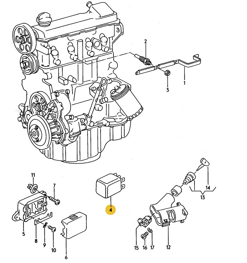 Podgląd obrazka: Przekaźnik świec żarowych (nr katalogowy: 183919481)