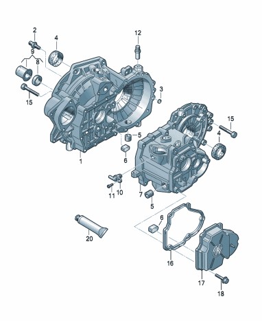 Podgląd obrazka: Czujnik prędkości (nr katalogowy: 191919149E)