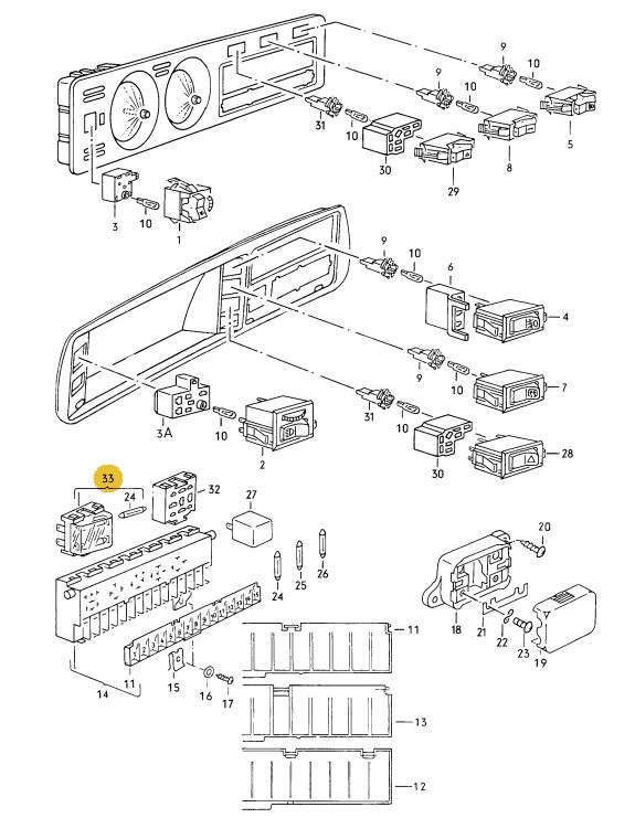 Podgląd obrazka: Skrzynka bezpieczników (nr katalogowy: 1H0937530)