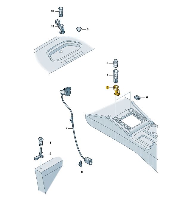 Podgląd obrazka: Tulejka rozprężna (nr katalogowy: 1J0919341A)