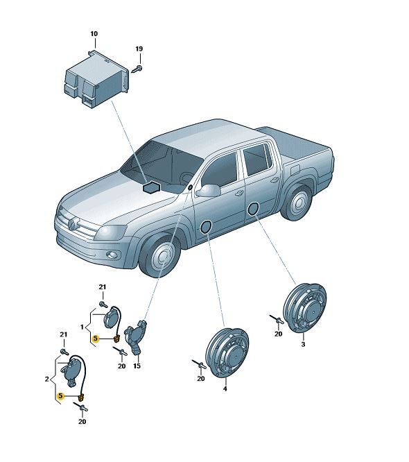 Podgląd obrazka: Wtyczka do złączek płaskich (nr katalogowy: 1J0971972)
