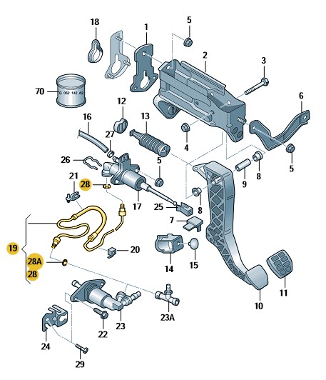 Podgląd obrazka: Przewód hydrauliczny (nr katalogowy: 1J1721465BD)