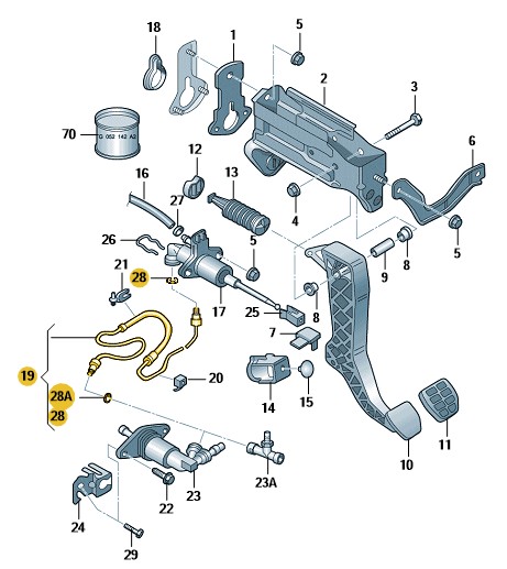 Podgląd obrazka: Przewód hydrauliczny (nr katalogowy: 1J1721465BF)