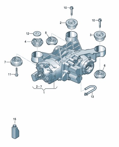 Podgląd obrazka: Element gumowo-metalowy (nr katalogowy: 1K0599438A)