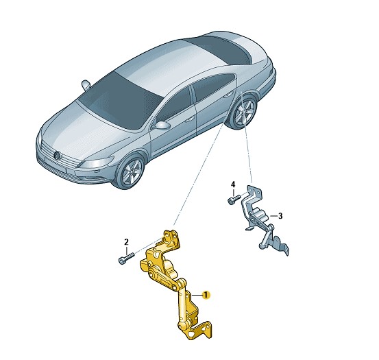 Podgląd obrazka: Czujnik poziomu z połączeniem (nr katalogowy: 1K0941273N)