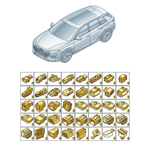 Podgląd obrazka: Oprawka wtyczki ze stykami płaskimi i za (nr katalogowy: 1K8972928)
