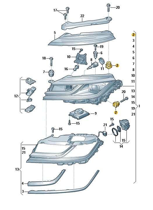 Podgląd obrazka: Wkładka regulacyjna (nr katalogowy: 1T0941111)