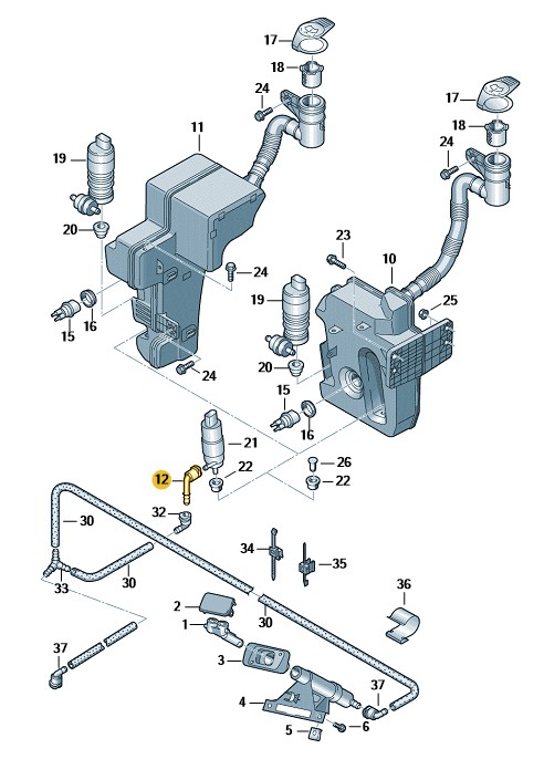 Podgląd obrazka: Adapter (nr katalogowy: 1T0955665)