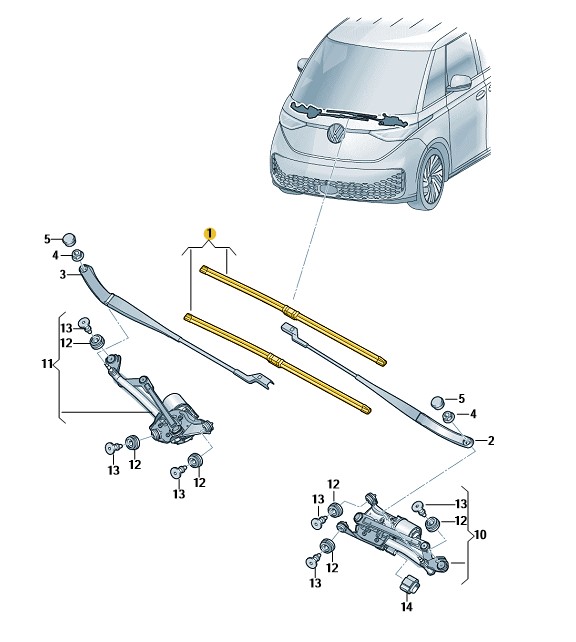 Podgląd obrazka: Zestaw piór do wyc. 'aero' (nr katalogowy: 1T3998002A)