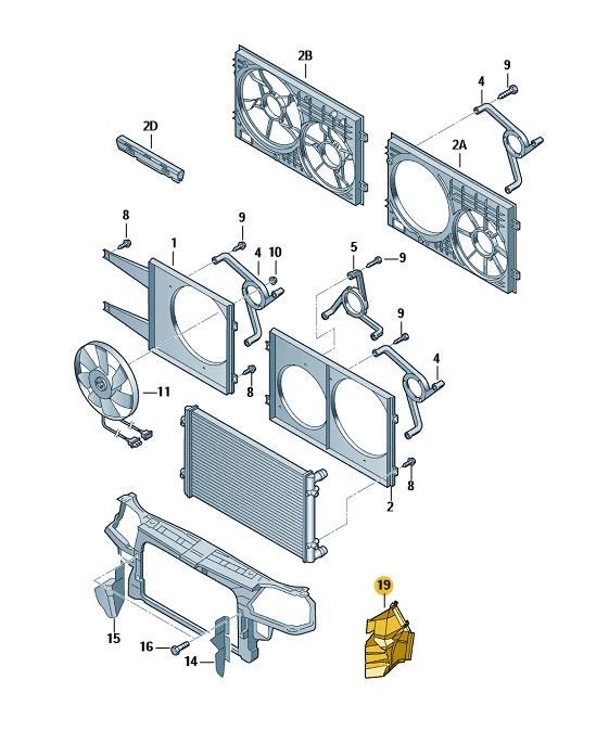 Podgląd obrazka: Kierownica powietrza (nr katalogowy: 1U0121467)