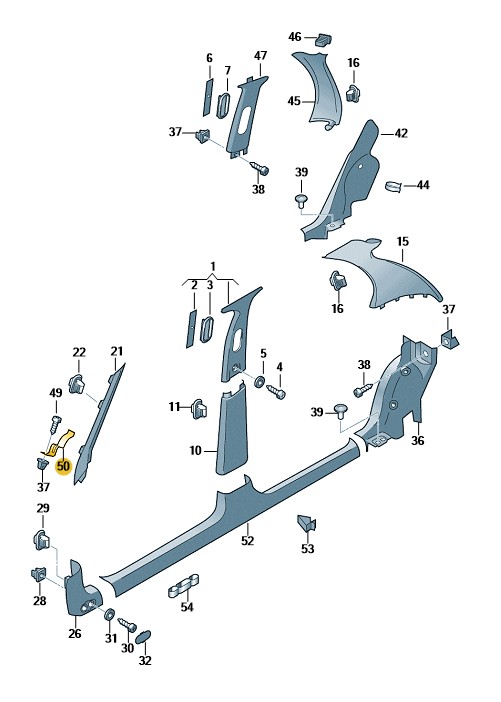Podgląd obrazka: Uchwytdo karty parkingowej (nr katalogowy: 1U0867159A)