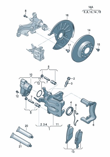 Podgląd obrazka: Osłona podłogi (nr katalogowy: 3Q0825505E)