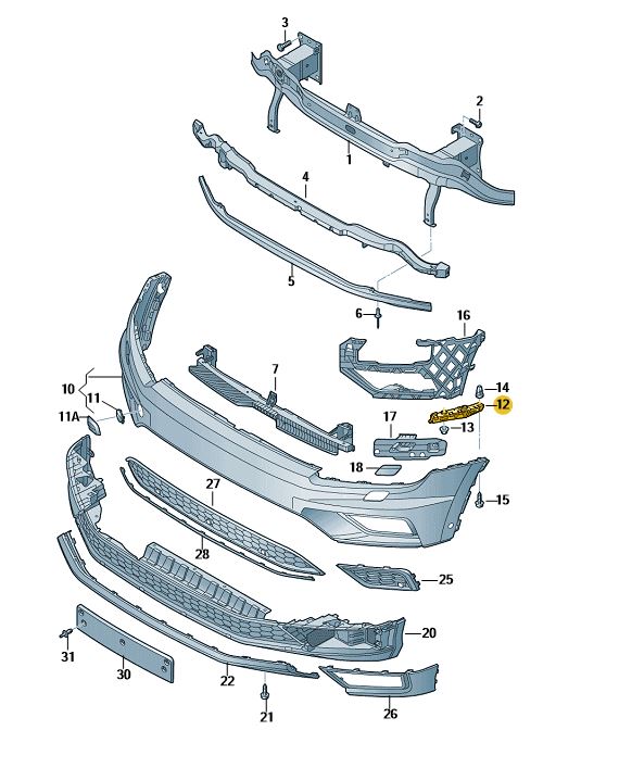 Podgląd obrazka: Prowadnica (nr katalogowy: 5NA807050A)