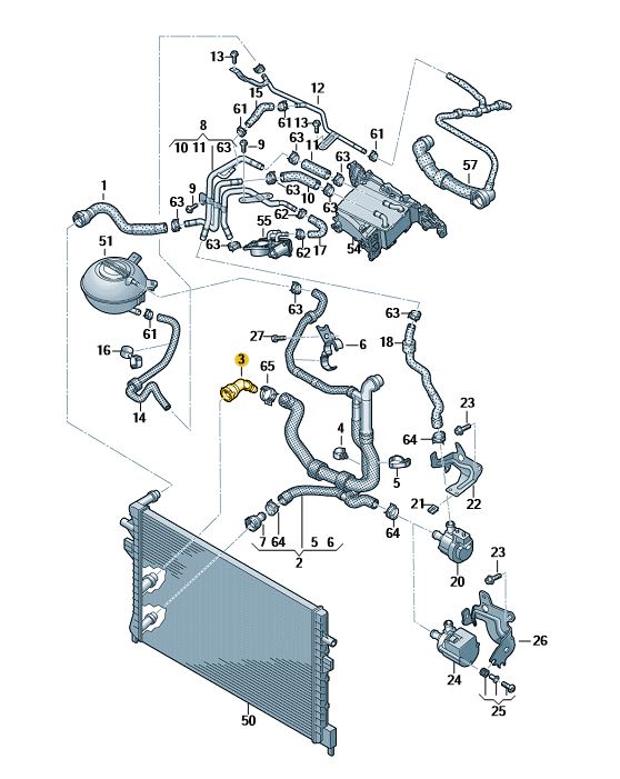 Podgląd obrazka: Szybkozłącze (nr katalogowy: 5Q0122291BP)