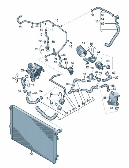 Podgląd obrazka: Szybkozłącze (nr katalogowy: 5Q0122291DA)