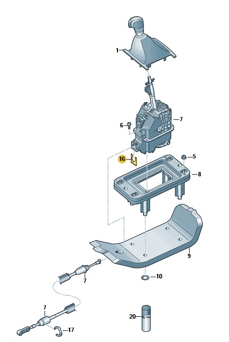 Podgląd obrazka: Podkładka zabezpieczająca (nr katalogowy: 6R0713274)