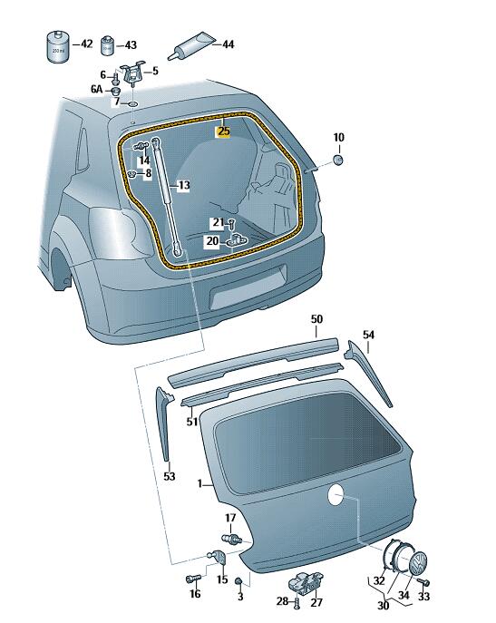 Podgląd obrazka: uszczelka (nr katalogowy: 6R6827705C)
