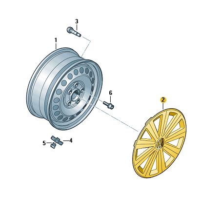 Podgląd obrazka: Kołpak ozdobny czerń satynowa (nr katalogowy: 7E0601151C9B9)