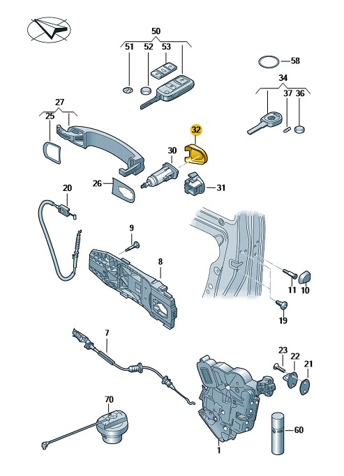 Podgląd obrazka: Nakładka, czerń satynowa (nr katalogowy: 7LA8378793FZ)