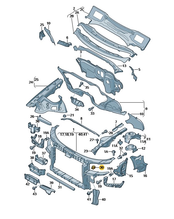 Podgląd obrazka: Wkładka regulacyjna (nr katalogowy: 8E0806193)