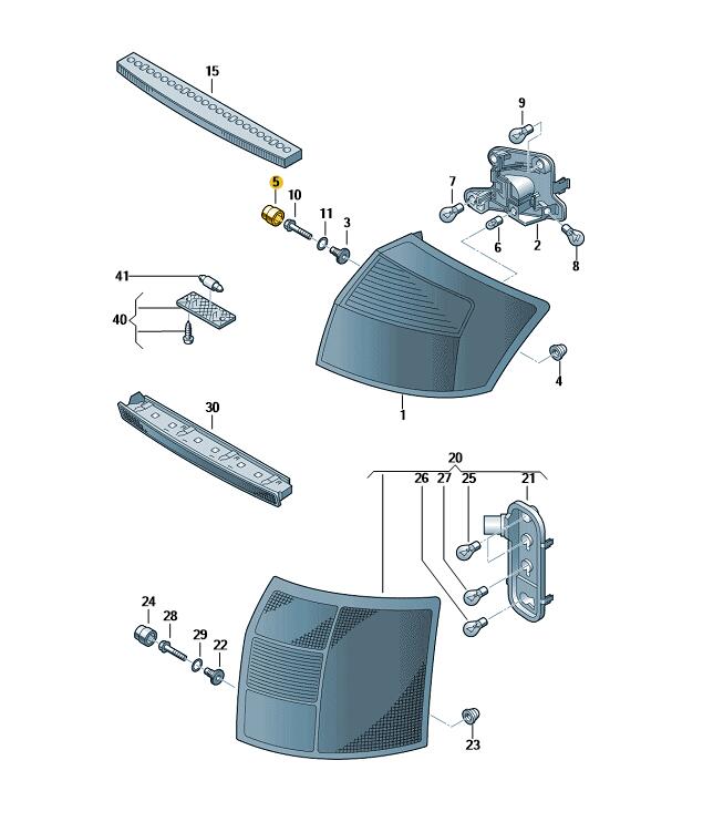 Podgląd obrazka: Nakrętka regulacyjna (nr katalogowy: 8E0945300)