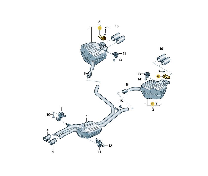Podgląd obrazka: Silnik nastawczy klapy spalin (nr katalogowy: 8R0133246B)