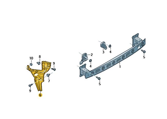 Podgląd obrazka: Prowadnica (nr katalogowy: 8V5807378B)