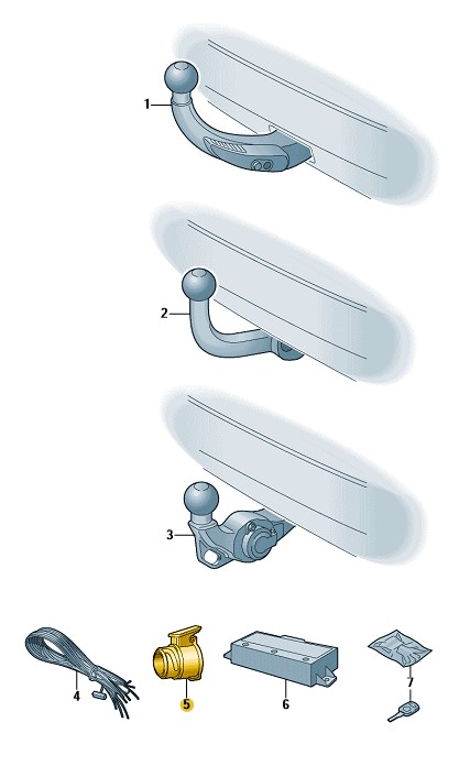 Podgląd obrazka: Reduktor gniazda haka holowniczego 13/7 (nr katalogowy: EAZ000001A)