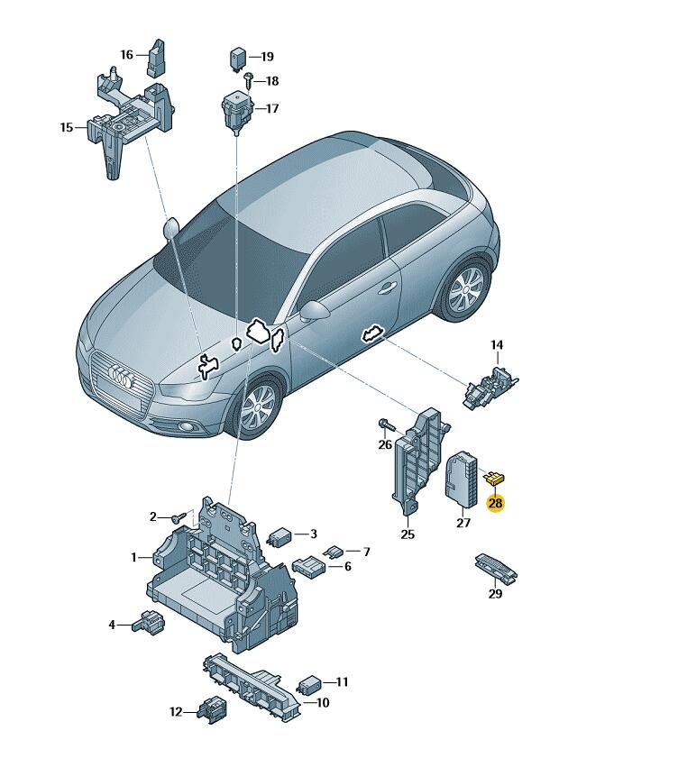 Podgląd obrazka: Bezpiecznik płaski 19/2x5 (nr katalogowy: N01713111)