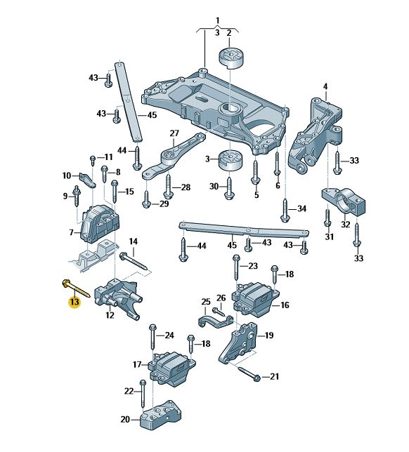 Podgląd obrazka: Śruba sześciokątna kołnierzowa (nr katalogowy: N10643801)