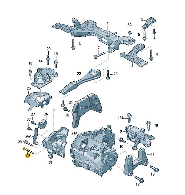 Podgląd obrazka: Śruba sześciokątna kołnierzowa (nr katalogowy: N10655801)