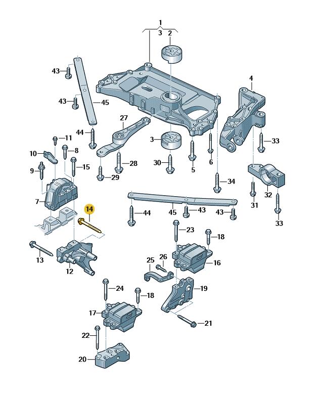 Podgląd obrazka: Śruba sześciokątna kołnierzowa (nr katalogowy: N10691501)