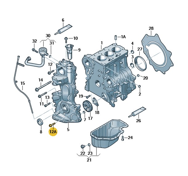 Podgląd obrazka: Śruba z łbem płaskim (nr katalogowy: N10700202)