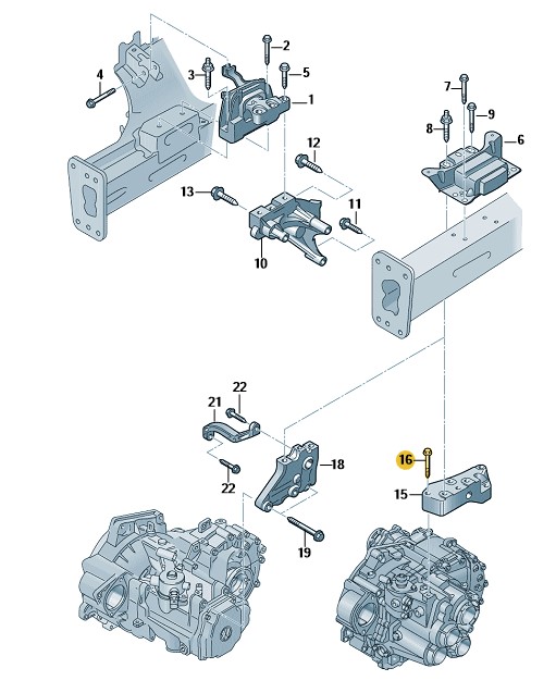 Podgląd obrazka: Śruba sześciokątna kołnierzowa (nr katalogowy: N10709001)
