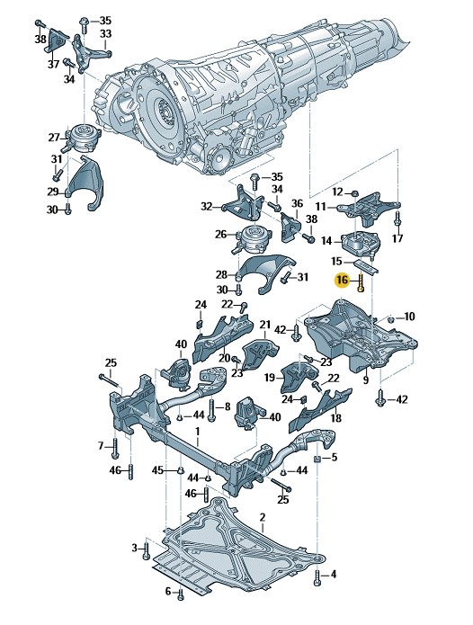 Podgląd obrazka: Śruba kołnierzowa z gniazdem wielozębnym (nr katalogowy: N10724701)