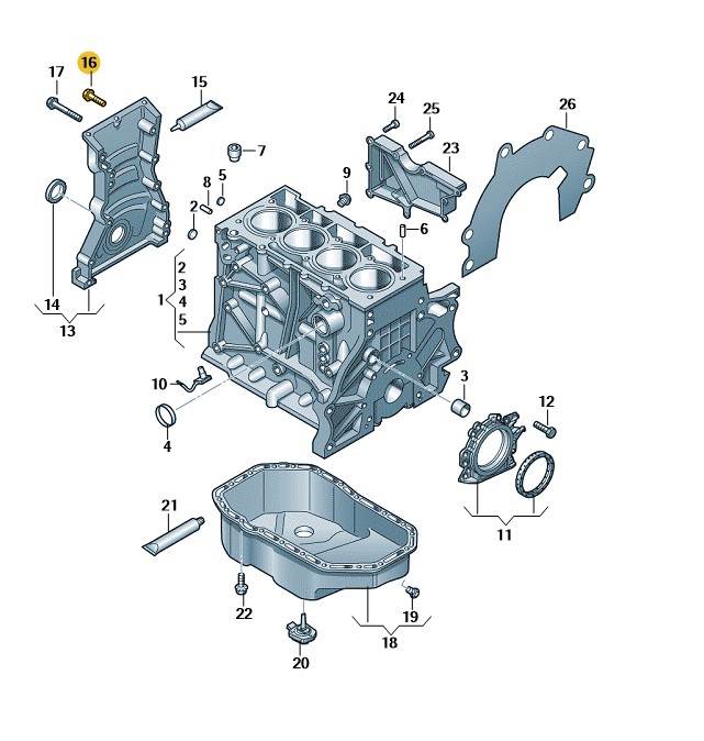 Podgląd obrazka: Śruba 12-kątna (kombi) (nr katalogowy: N10734501)