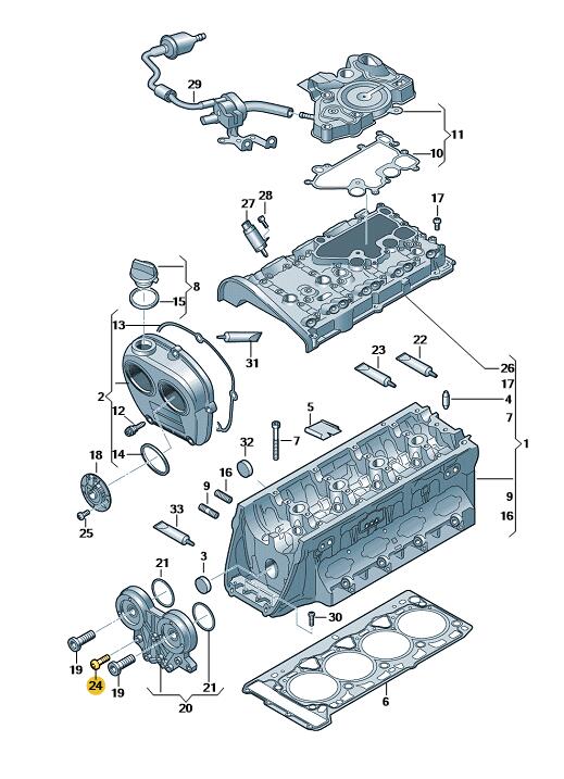 Podgląd obrazka: Śruba z łbem soczewkowym torx (nr katalogowy: N10750101)