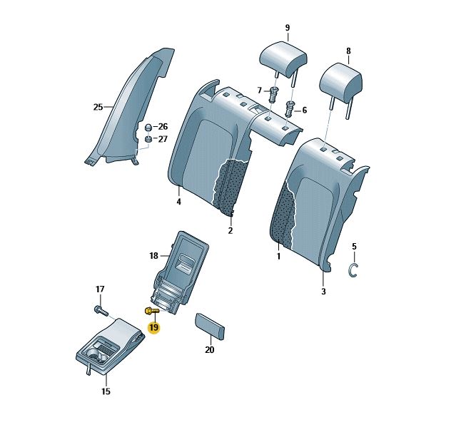 Podgląd obrazka: śruba z łbem soczewkowym torx (nr katalogowy: N10751101)