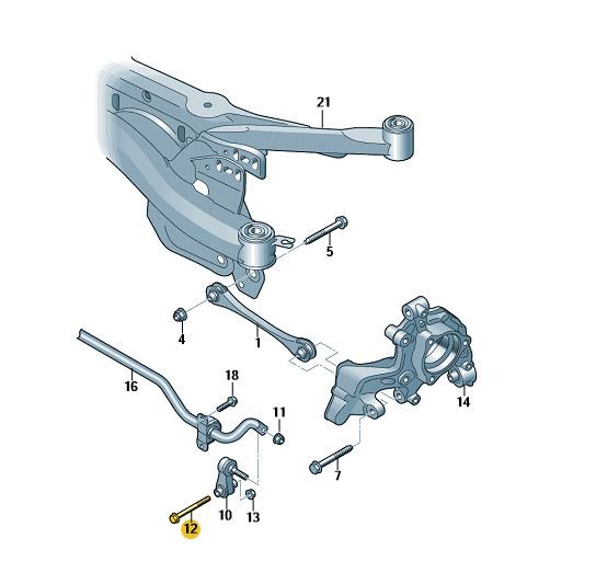 Podgląd obrazka: Sześciokątna śruba kołnierzowa (nr katalogowy: N10776501)