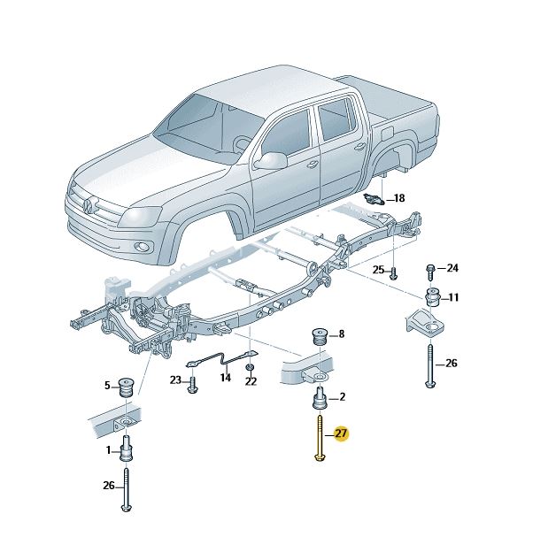 Podgląd obrazka: Śruba sześciokątna kołnierzowa (nr katalogowy: N10781301)