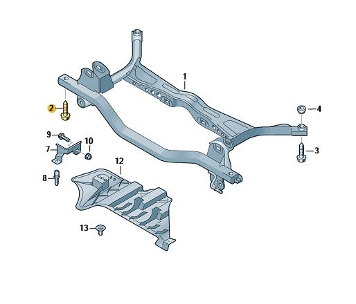 Podgląd obrazka: Śruba z łbem sześciokątnym (kombi) (nr katalogowy: N10785401)