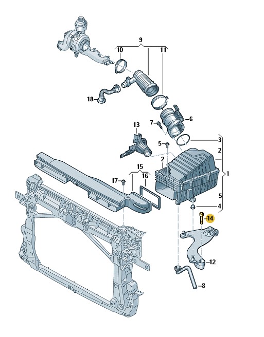 Podgląd obrazka: Śruba pasowana 'torx' (nr katalogowy: N10785701)