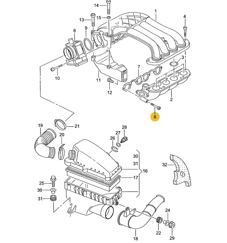 Podgląd obrazka: Śruba imbusowa (kombi) (nr katalogowy: N90144202)