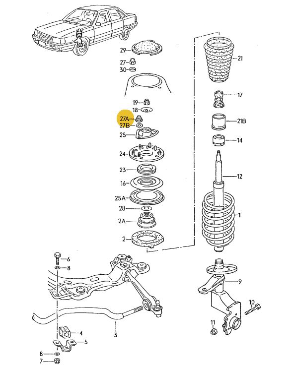 Podgląd obrazka: Nakrętka 6-kątna kołnierzowa z samozabez (nr katalogowy: N90183802)