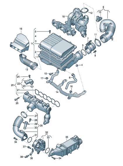 Podgląd obrazka: Nakrętka 6-kątna kołnierzowa z samozabez (nr katalogowy: N90183803)
