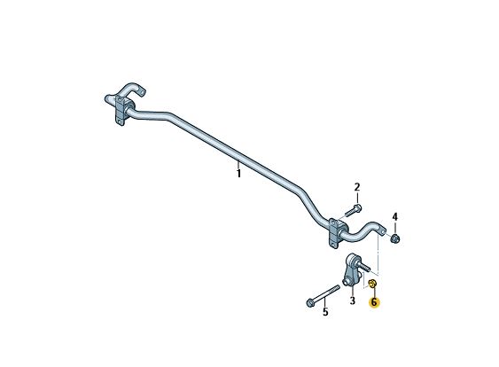Podgląd obrazka: Nakrętka 6-kątna kołnierzowa z samozabez (nr katalogowy: N90183804)