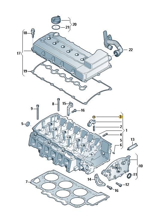 Podgląd obrazka: Nakrętka 6-kątna kołnierzowa (nr katalogowy: N90279006)