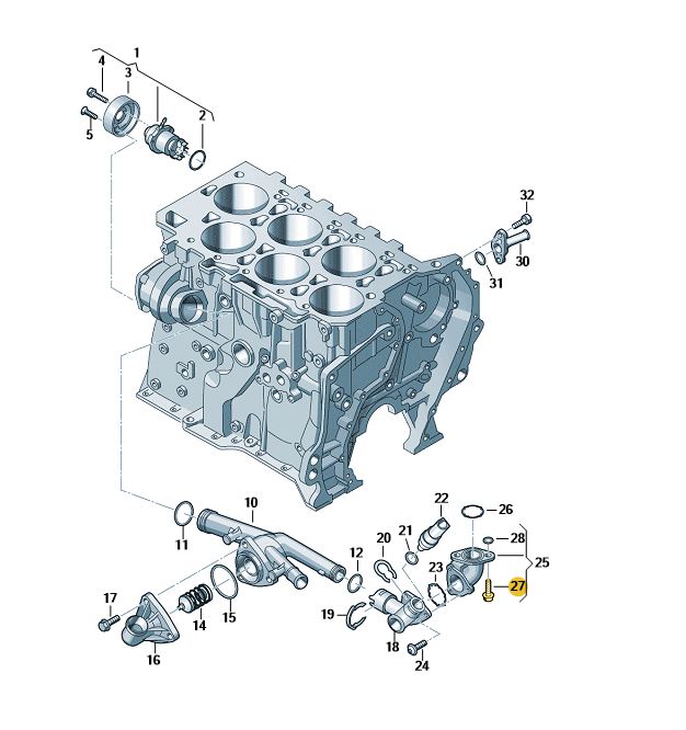 Podgląd obrazka: Śruba imbusowa (kombi) (nr katalogowy: N90292903)
