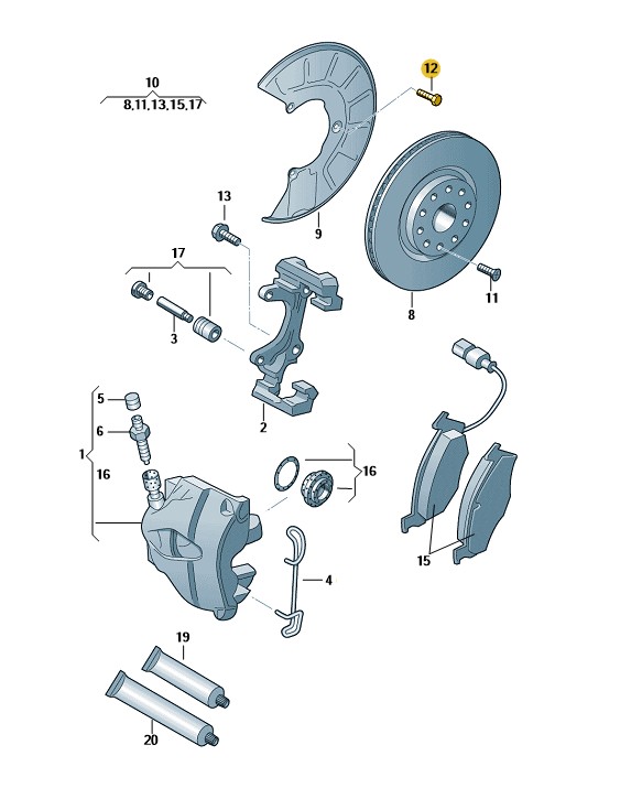 Podgląd obrazka: Śruba sześciokątna kołnierzowa (nr katalogowy: N90305304)